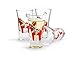 Sagaform Dala Horse Shot Glasses, Set of 4
