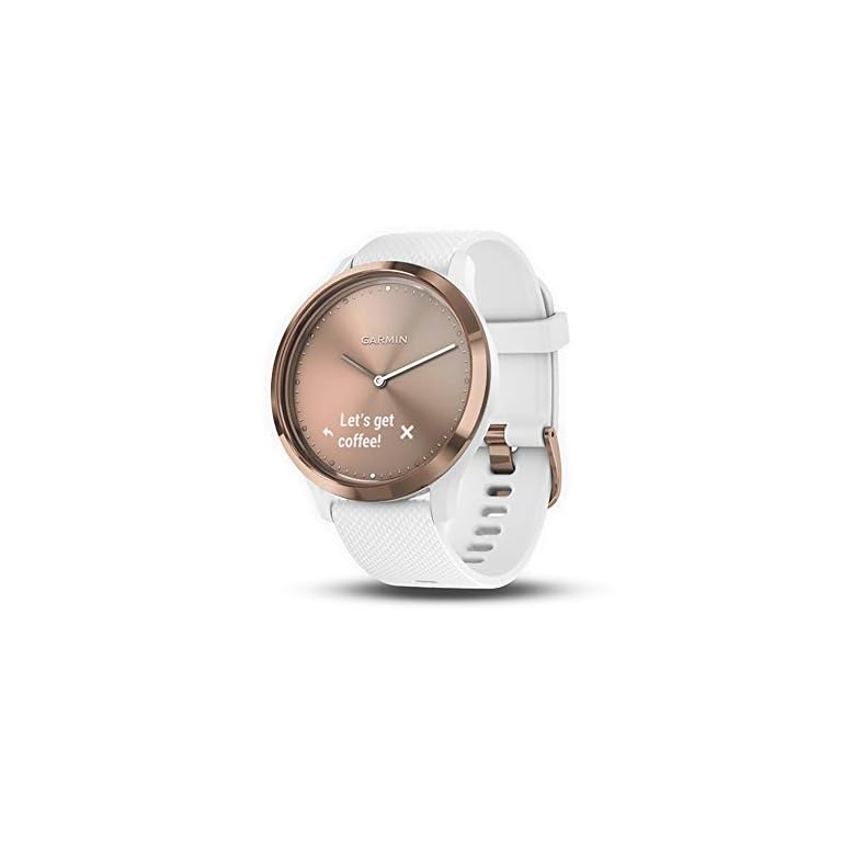 garmin watch white rose gold