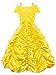 Romy's Collection Princess Belle Yellow Party Costume Dress-Up Set (6-7, Yellow)