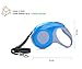 TrustyPaw Retractable Dog Leash - Adjust the Length with Greater Ease than any Other Leash - Top Quality Locking System and ABS Plastic - BONUS Poop Bag Dispenser with Bags Included