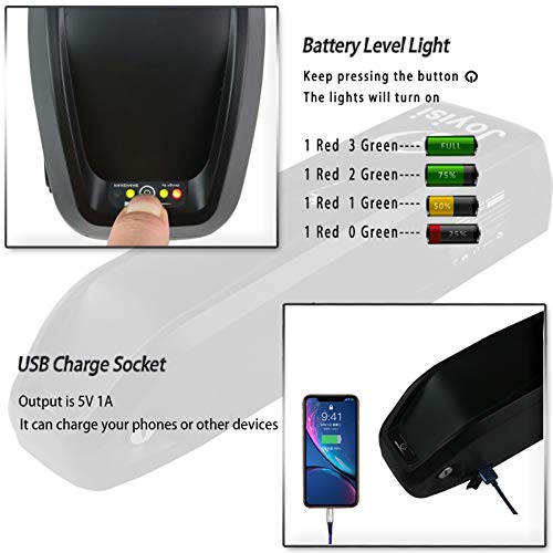 Joyisi Ebike Battery 48V 10AH Electric 