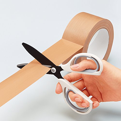 KOKUYO Scissors Aero fit SAXA WHITE(titanium glue-less blade) HASA-PT250W