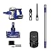 Eureka NEC122 PowerPlush Cordless Vacuum Cleaner, Handheld Vacuum, Hard Floor Stick Vacuum Cleaner, Blue
