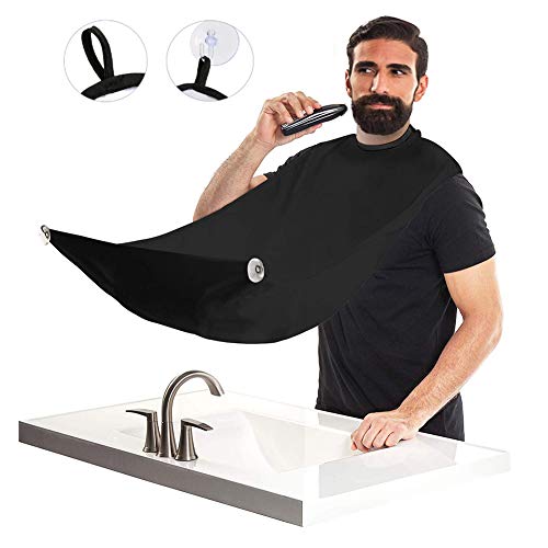 Upgrade Beard Apron Cape,Beard Shaving Bib Waterproof & NonStick Shaving Hair Tool For Men