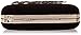 BMC Womens Elegant Rhinestone Peacock Clasp Velvet Cocktail Evening Handbag (black)