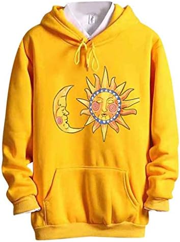 メンズ パーカー 長袖 秋服 フード付き レイヤード シンプル カジュアル おしゃれ プルオーバー 黒 韓国 アウトドア 月柄 面白い 白 売店 もこもこ モンベル ゆったり 太陽柄