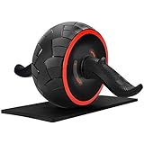 June Fox Ab Roller Wheel for Abs Workout Ab Carver Abdominal Exercise Equipment with Knee Pad