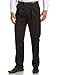 Savane Men's No-Iron Comfort-Waist Pleat-Front Luster Twill Pant