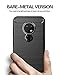 Nokia 6.2 Case, Nokia 7.2 Case, Androgate Slim Soft Flexible TPU Rubber Shock-Absorbent Skin Bumper Case, Black