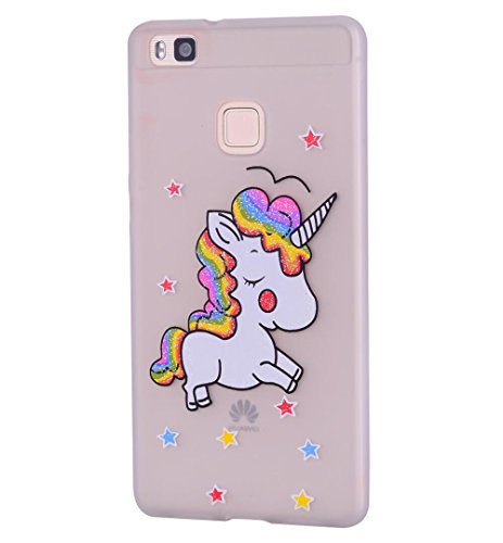 Losin Unicorn Case Compatible with Hauwei P10 Lite Ultra Thin Fashion Cute Unicorn Rainbow Horse Cartoon Animal Soft TPU Rubber Back Case