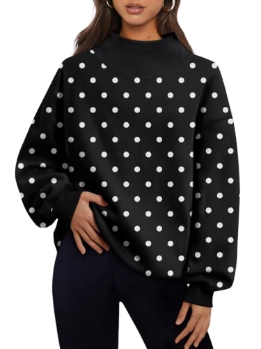 Trendy Queen Mock Neck Sweatshirt