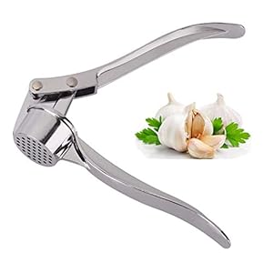 Jsdoin-Professional-Kitchen-Garlic-Press-Garlic-Mincer-Ginger-Crusher-UK-Peeler-Squeezer-Heavy-Duty-Garlic-PresserGarlic-Crush-User-Friendly-Garlic-Chopper-Easy-to-Clean-and-Durable Jsdoin Professional Kitchen Garlic Press, Garlic Mincer Ginger Crusher UK, Peeler Squeezer Heavy Duty Garlic Presser…