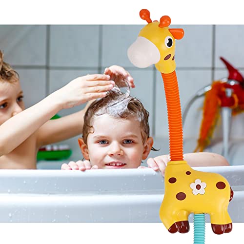 Cute Giraffe Bath Shower Toys Sprinkler Bathtub Toys for Toddlers