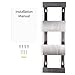 brightmaison Alex Wine Rack Wall Mounted, Wine Bottle Holder for 3 Bottles, Kitchen Organization and Wine Storage Stainless Steel
