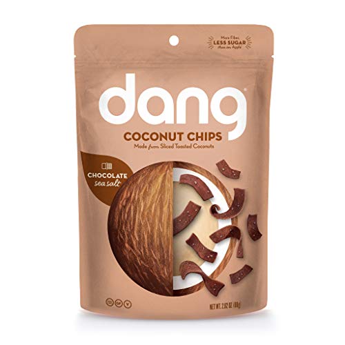 Dang Toasted Coconut Chips, Gluten-Free, Vegan, Non-GMO, Chocolate Sea Salt, 2.82 Ounce (4 Count) - Thumbnail 4