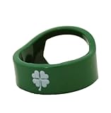 Island Dogs Clover Bottle Opener Ring, Green