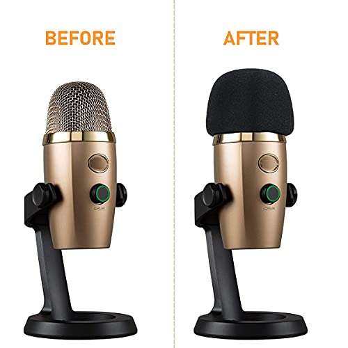 Blue Yeti Nano Pop Filter, Yeti Nano Microphone Foam Windscreen