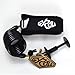 Gyroll Mike Stewart Variable Strap Bicep Leash - Black Coil, Black Cuff