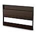 South Shore Holland Headboard with Shelf, Full/Queen 54/60-Inch, Mocha