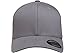 Flexfit Men's Cotton Twill Fitted Baseball Cap, Grey, Large-X-Large
