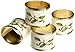 Lenox Holiday Nouveau Napkin Rings, Set of 4
