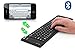 Tekit® Ip67 Bluetooth Wireless Keyboard - Supports Pc, Mac, Android + Ios, Flexible Foldable Silicone, Waterproof, Dirt + Dustproof