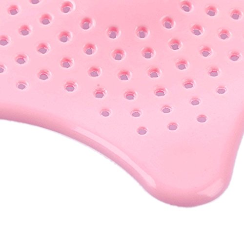 Starfish Hair Catcher, Starfish Suction Cups Sink Strainers Kitchen Sink Strainer Drain Cover Hair Stopper, 6 PCS