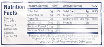 Indian Pumpkin Seeds Salted (4 box deal), 5/16 oz, 36 count (144 bags) From Candy World - Thumbnail 3