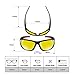 BLUPOND Night Driving Glasses - Chopper - Semi Polarized Night Diver Clear Vision Motorcycle Riding - TAC Anti Glare