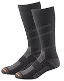 Harley-Davidson Mens Mid Calf Vented Performance Warm Riding Socks Black Sock