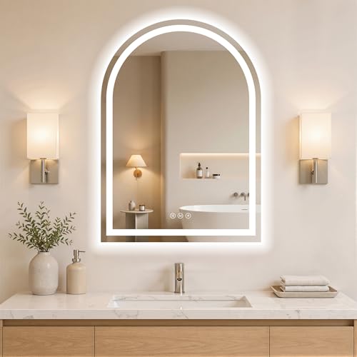 Wissmiels Arched LED Bathroom Mirror