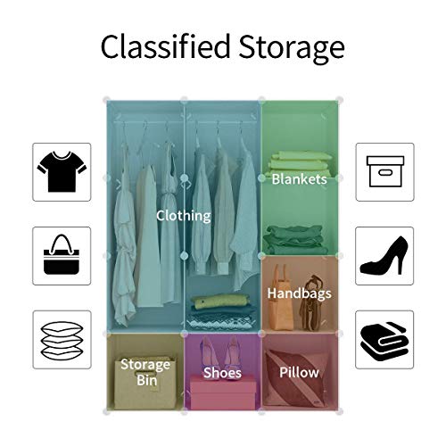 Aeitc Large Storage Cubes 14''x 18'' Cube(12 Cubes)Clothes Organizer