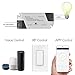 Smart WiFi Light Switch Kit: Self-Powered Wireless Switch No Battery No Wiring & Smart WiFi Receiver Compatible with Alexa Google Home WiFi & RF remote Control light ceiling fan (Kit,1-Way)