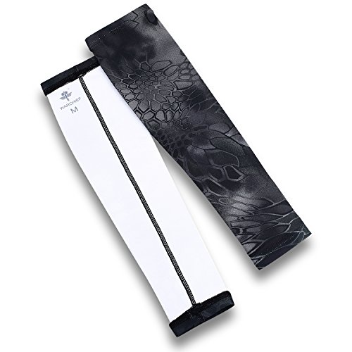 JIUSY 1 Paris - Camouflage Elastic Sports Arm Sleeves Cool Sun Block UV Protection Tattoo Cover Arm Warmer for Cycling Motorcycle Bicycle Baseball Basketball Size Medium S-CamoXT-05