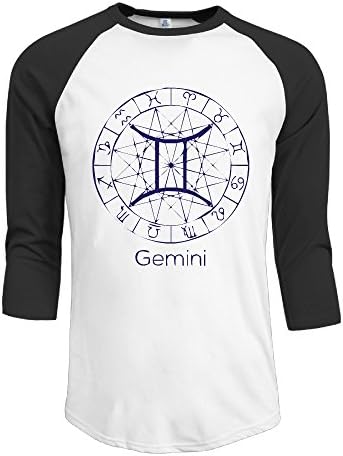 Zodiac Sign - Gemini Print Mens 3/4 Sleeve Raglan Shirt Men Tshirt