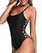 Tempt Me Women One Piece Bathing Suit Slimming Crisscross Lace Up Swimsuit