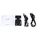 FineSource (VGA Male to HDMI Female) 1080P VGA to HDMI Converter Adapter Box Audio Port VGA Extension Cable Mini USB Power Cable 3.5mm Audio Cable Included