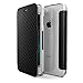X-Doria iPhone 7 Plus Case, Engage Folio Series - Wallet Case with Clear Back, Protective Case for Apple iPhone 7 Plus, [Black Carbon Fiber]