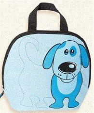 Children's Animal Collection, Insulated Lunch Bag Cooler (Blue Dog)