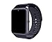 Amazingforless GT08 Bluetooth Touch Screen Smart Wrist Watch Phone with Camera - Black