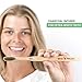 ECOFELLA Natural Bamboo Tooth Brush Set | for Every Set WE Plant 8 Trees | Charcoal Bristles for Teeth Whitening | 8X BPA Free & Soft for Sensitive Gums | for Adults & Kids | Incl. Zero Waste Ebook