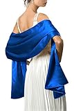 Meet Edge Satin Shawl Wrap For Wedding Formal Party