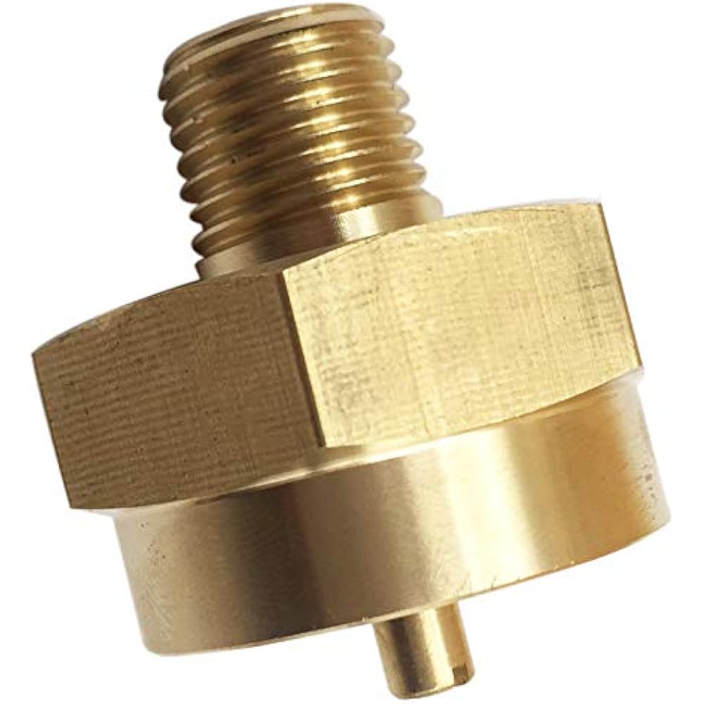 1/4 Male Pipe Thread 1"20 Female Throwaway Cylinder Propane Adapter