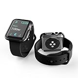 X-Doria 42mm Apple Watch Case (Defense Edge) Premium Aluminum and TPU Bumper Frame (Charcoal) - Compatible with Apple Watch Series 1, Series 2 and Nike+