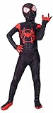 Riekinc Superhero Zentai Bodysuit Halloween Kids Cosplay Costumes, Bodysuit and Mask, Kids-X-S(Height:37-42Inch)