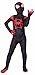 Riekinc Superhero Zentai Bodysuit Halloween Kids Cosplay Costumes, Bodysuit and Mask, Kids-X-S(Height:37-42Inch)