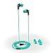 JLab Audio JBuds2 Premium in-Ear Earbuds with Guaranteed Fit | Wired Earbuds | Titanium 10mm Drivers Noise Reducing | Nickle-Plated 3.5mm Audio Jack | Teal
