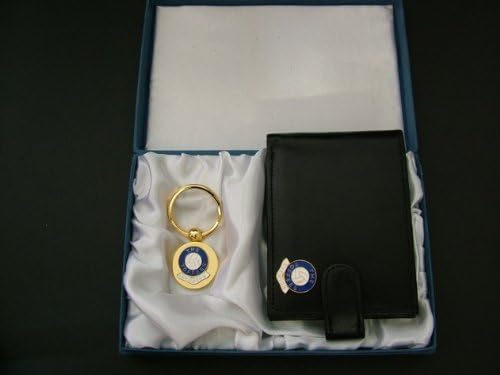 Everton Football Club Leather Wallet Keyring