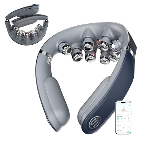 SKG® Das Original Faltbare Nackenmassagegerät, Wärme, Kabellos, G7 Pro Fold