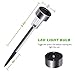 Cynkie Solar Garden Lights Outdoor 12 Pack, LED Solar Powered Pathway Lights, Stainless Steel Landscape Lighting for Lawn, Patio, Yard, Walkway, Driveway